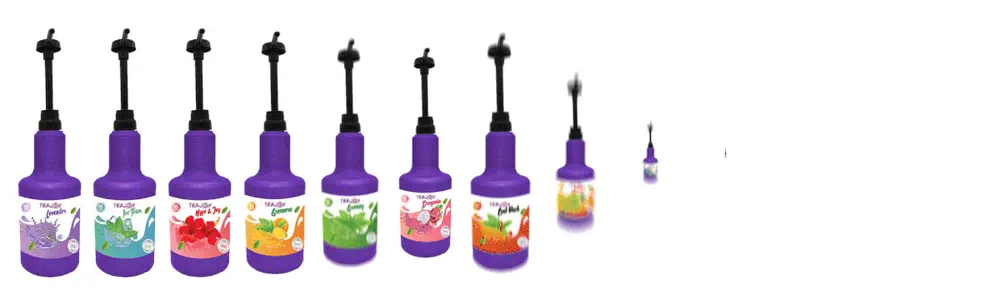 Bobajoy aroma şurupları animasyonu