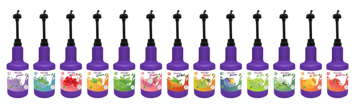 Bobajoy aroma şişeleri ürün ailesi