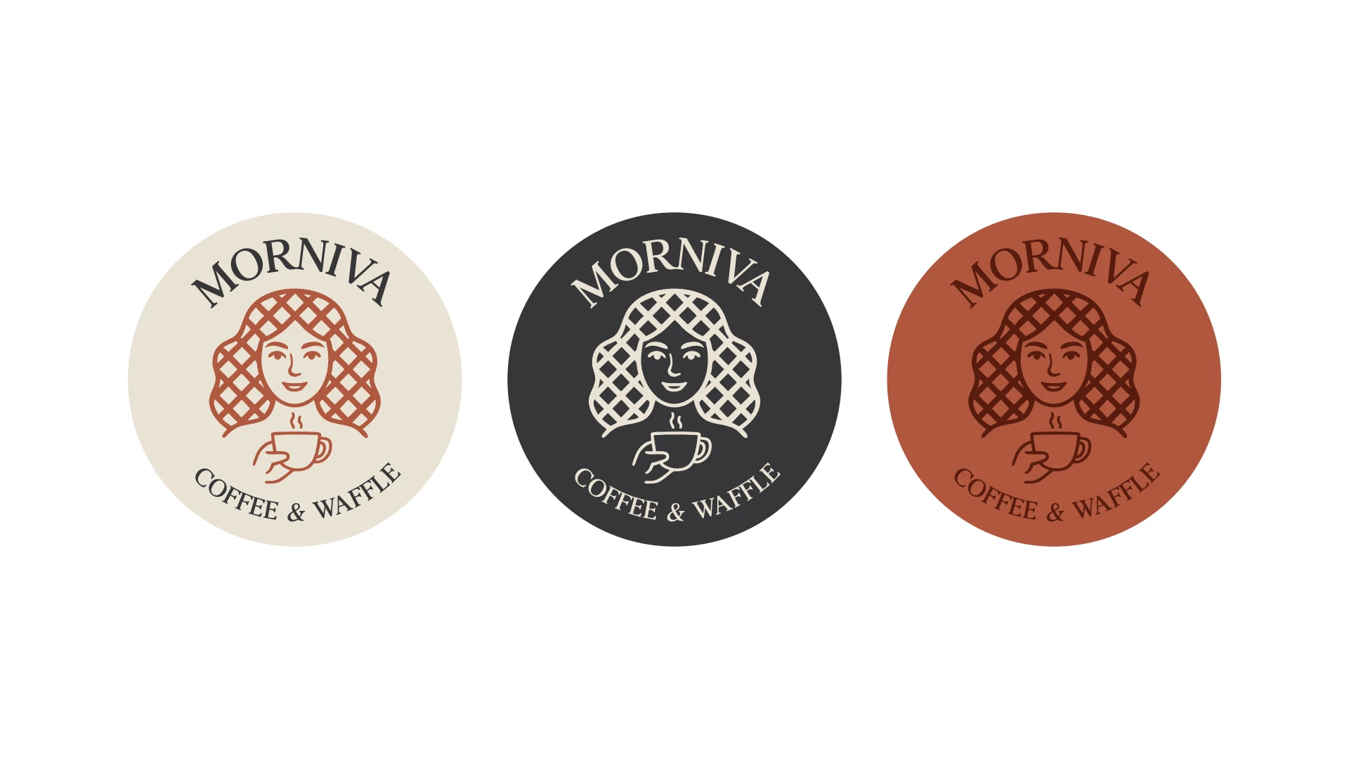Morniva dairesel logo uygulamaları