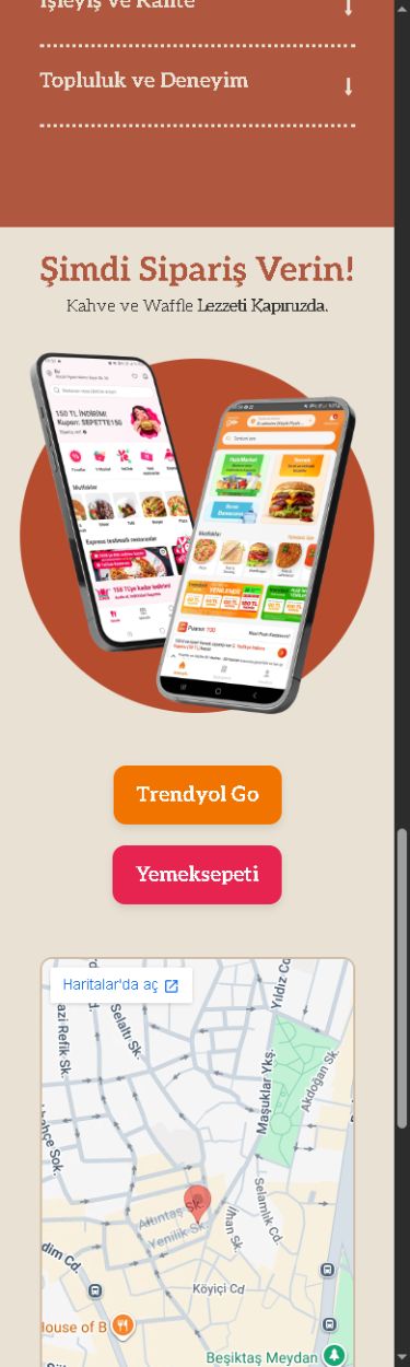 Morniva web sitesi mobil görünümü, bölüm 4