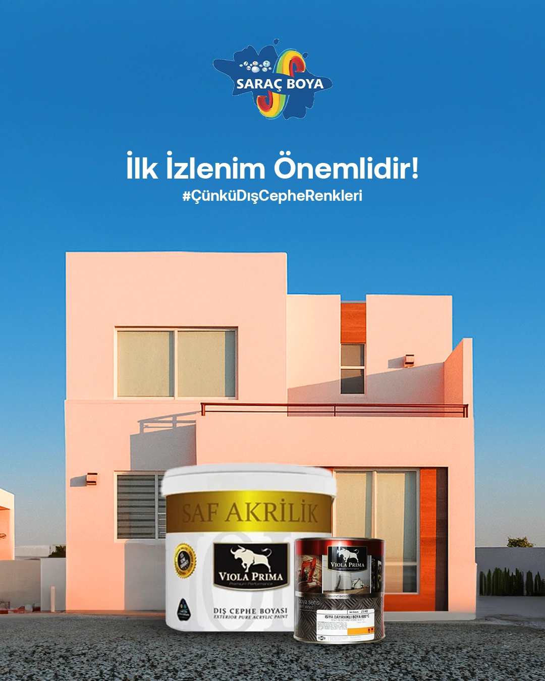 Dış cephe boya ürünleri